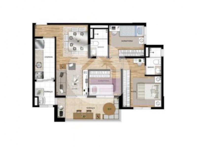 imóvel com 75m² - Arujá Center Ville - Arujá